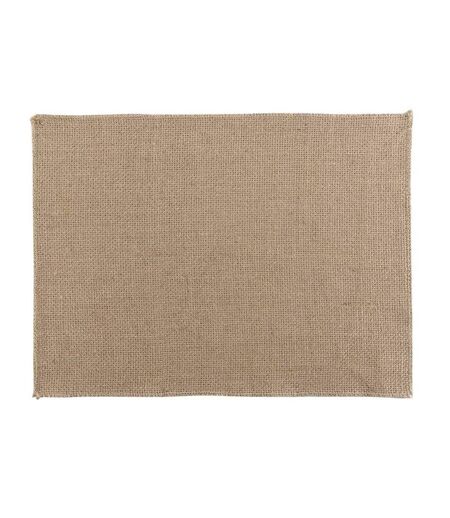 Lot de 2 Sets de Table en Jute Leny 33x45cm Beige