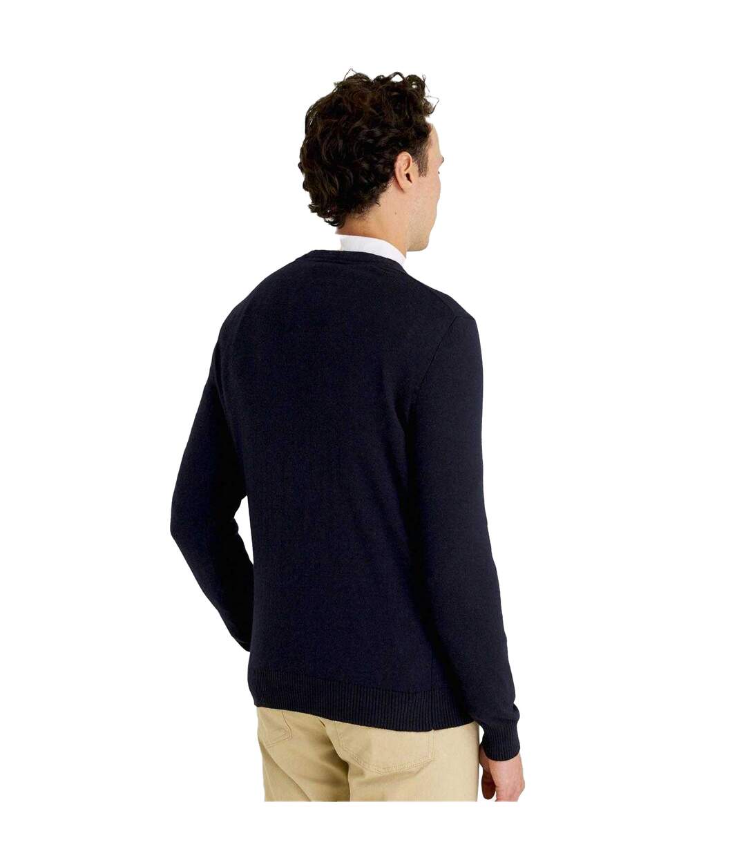 Pull Merino Homme Bleu Marine Lyle & Scott-3