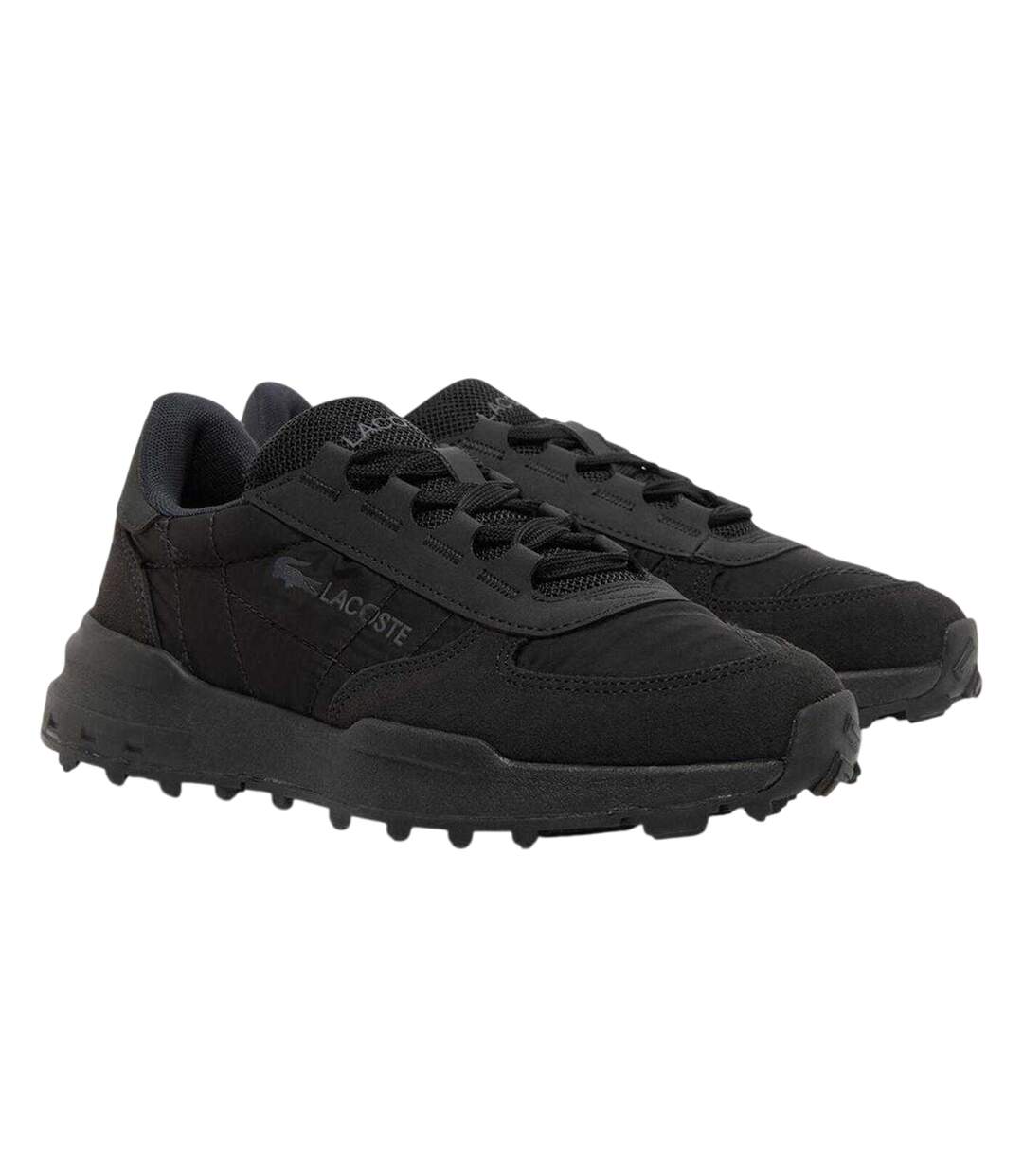 Mens Active Evo Nylon Chunky Sole Trainers Black Lacoste-1