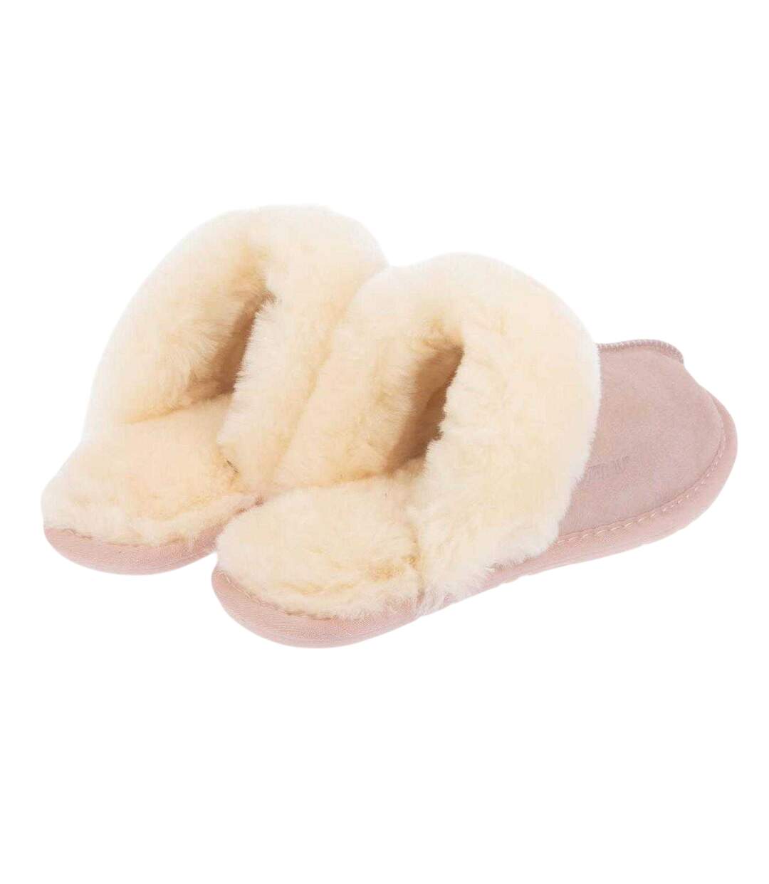 Womens/ladies Harrier Slippers Pink EverAu-2