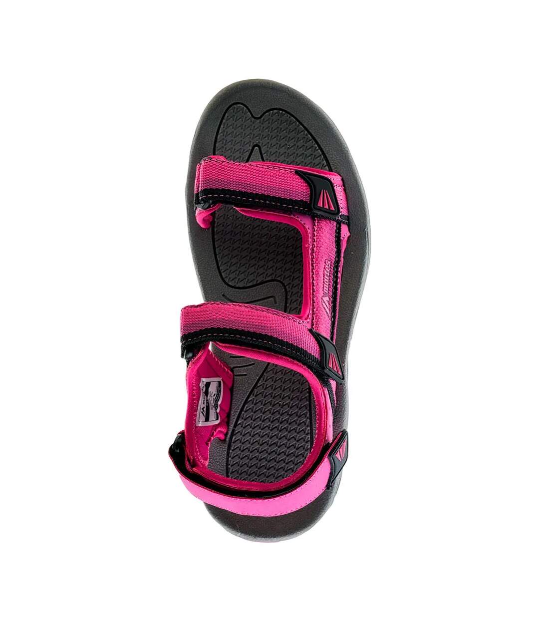 Sandales Makanos Femme Fuchsia Foncé Fuchsia Noir Martes-4