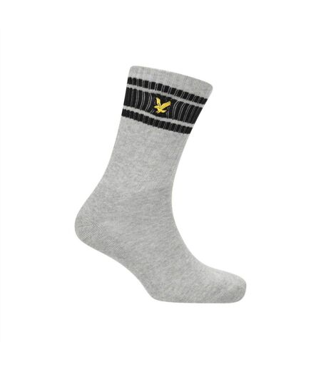 Lot De 3  Chaussettes De Sport Grant Homme Blanc Gris Noir Lyle & Scott