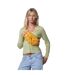 Arlo Crescent Shaped Waist Bag One Size Mustard Spiral-4