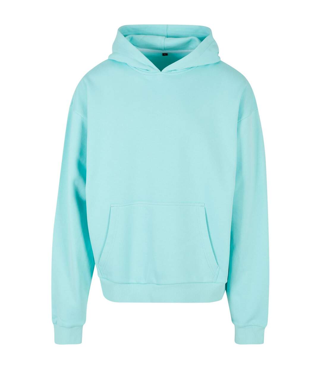Sweat À Capuche Adulte Béryl Bleu Build Your Brand-1