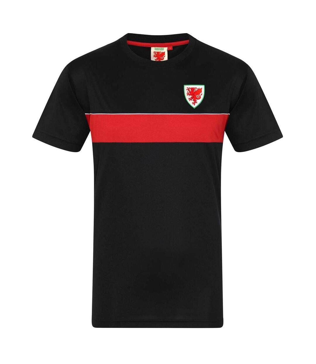 T-shirt Homme Noir Wales Cymru-1