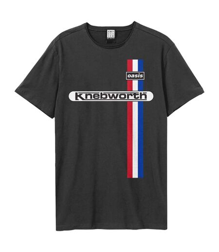 T-shirt knebworth adulte charbon de bois Amplified