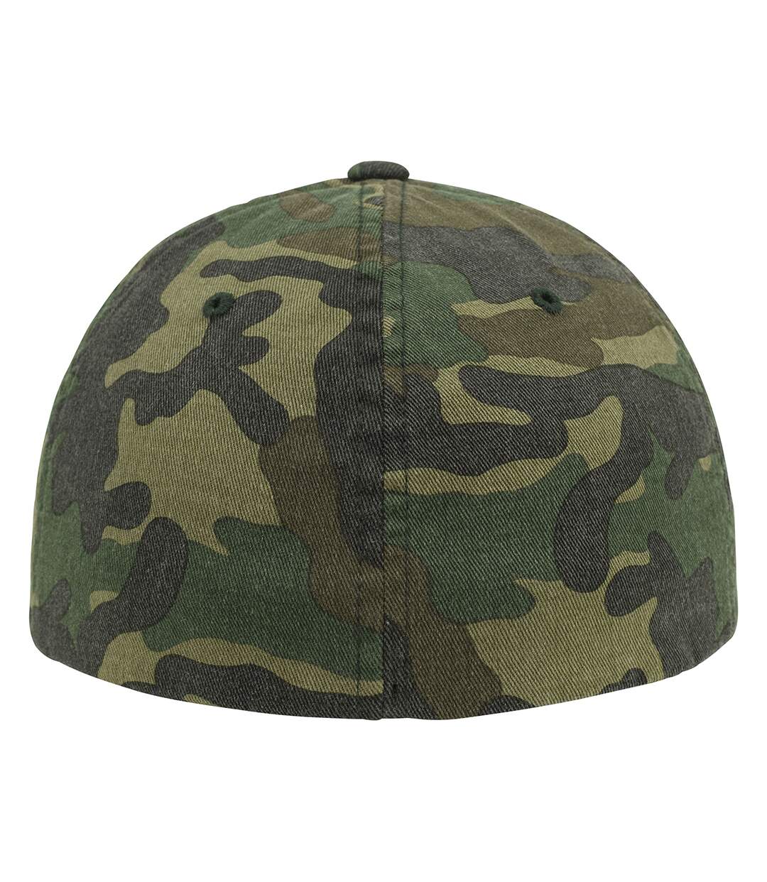 Casquette baseball adulte unisexe vert camouflage Flexfit-2