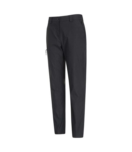 Womens/ladies Hiker Stretch Short Winter Trousers Black Mountain Warehouse