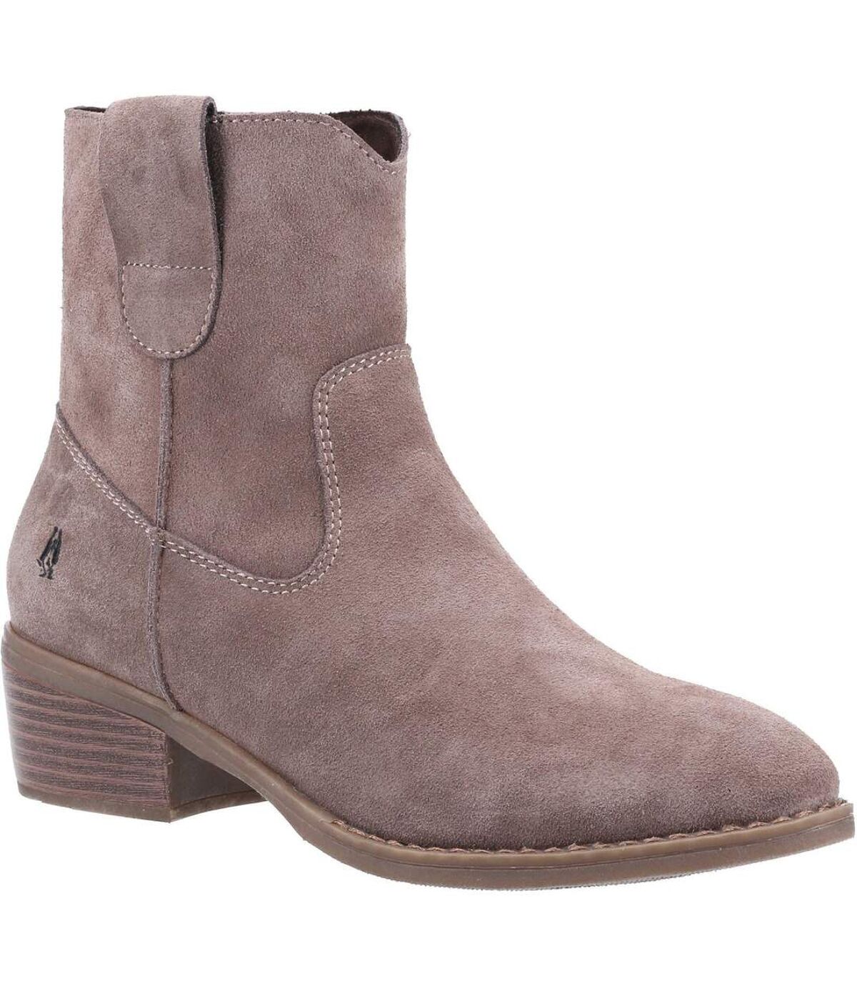 Hush Puppies Womens/Ladies Iva Suede Ankle Boots (Taupe) - UTFS7559