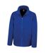 Mens microfleece jacket royal blue Result Core