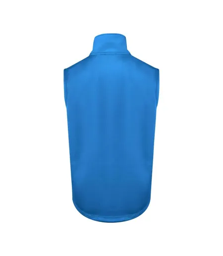 Mens Powerslide Gilet Bright Blue Printer