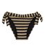 Bas de maillot de bain doré/noir femme grain de sable vogue-1