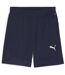 Mens Teamfinal Football Shorts Navy Silver Puma-1