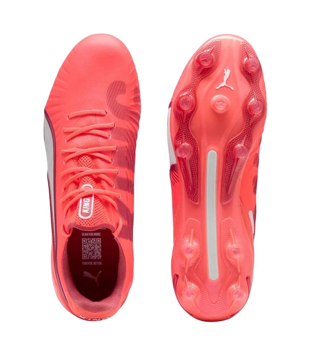 Chaussures De Foot Pour Terrain Artificiel King Ultimate Femme Rouge Puma-4