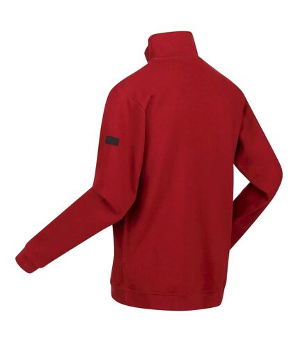 Regatta Mens Felton Sustainable Full Zip Fleece Jacket (Syrah Red)
