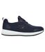 Womens/ladies Squad Lace Up Safety Shoes Navy Skechers-3