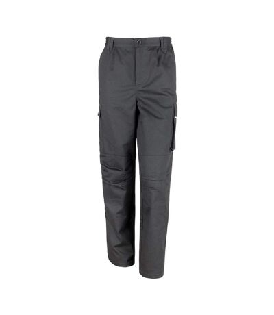 Result Womens/Ladies Work-Guard Action Trousers (Black)