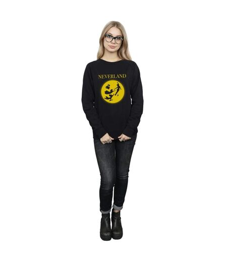 Disney Sweat-shirt Womens/Ladies Peter Pan Moon Silhouettes (Noir) - UTBI32454