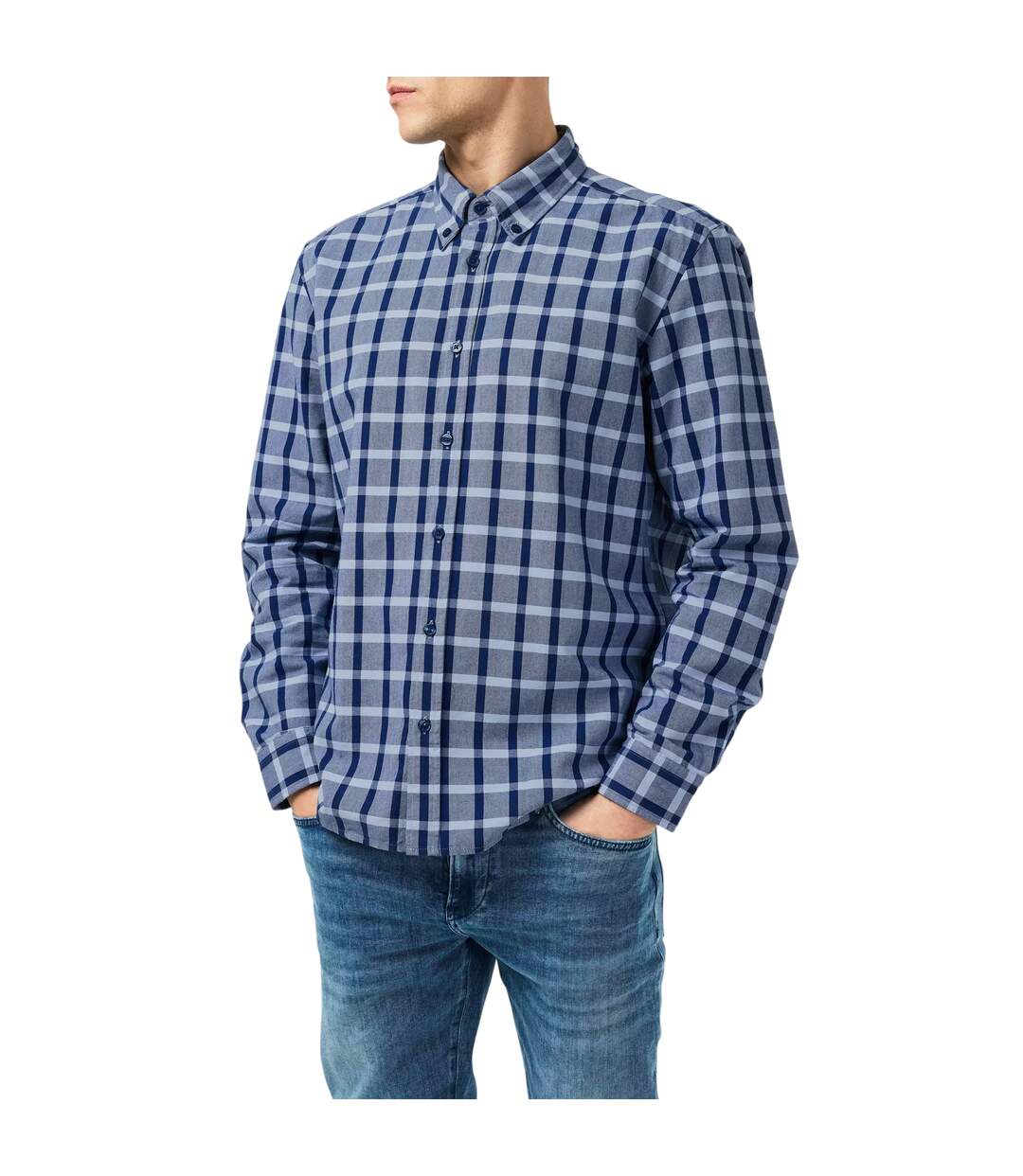 Chemise Liam Homme Bleu Moyen Boss-3