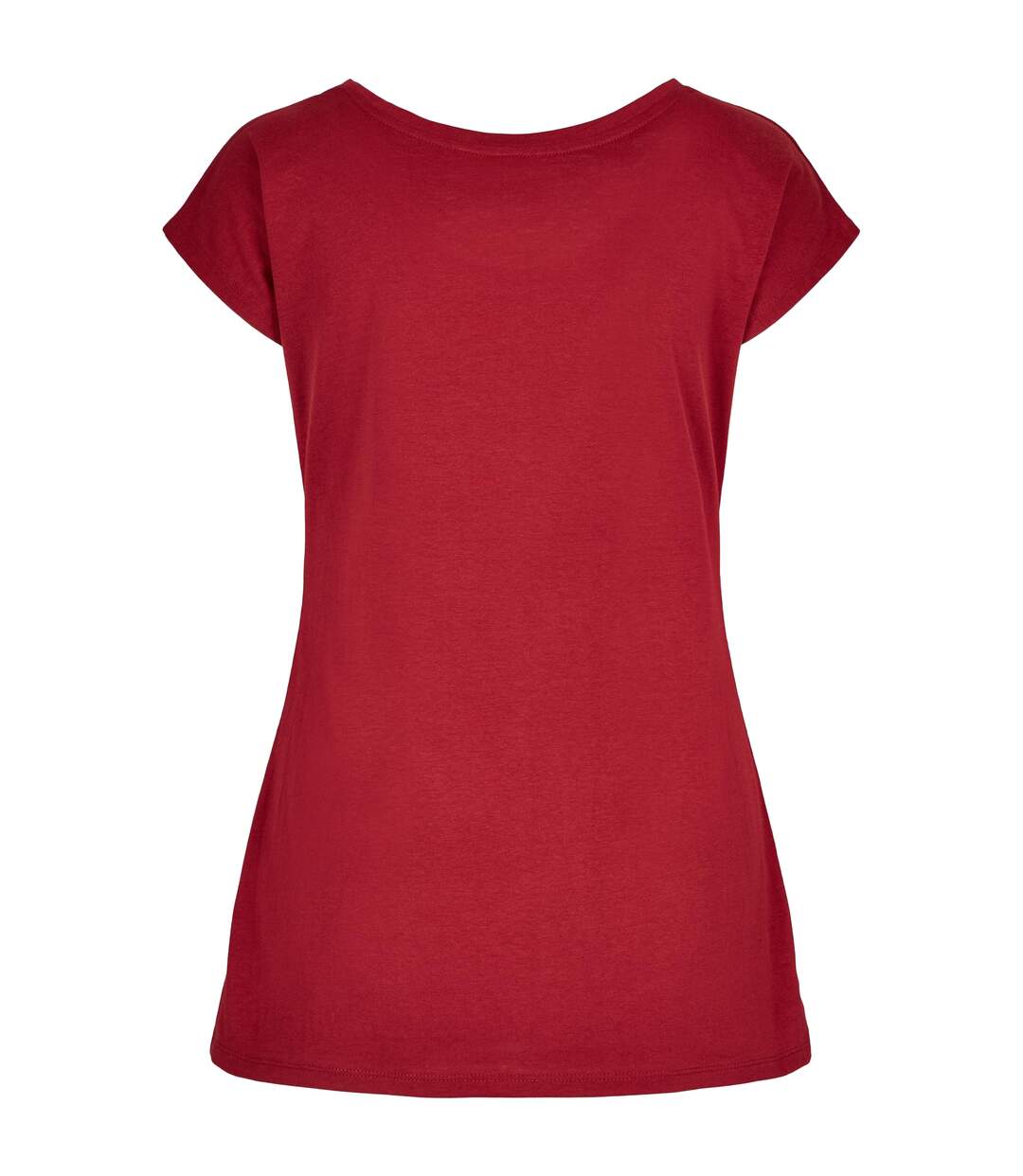 T-shirt Femme Bordeaux Build Your Brand-2