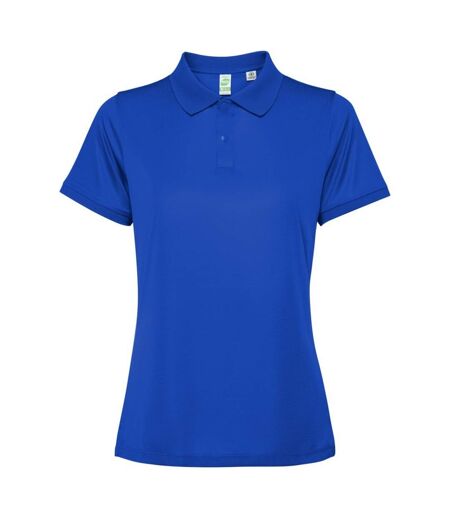Womens/ladies Tormo Short-sleeved Polo Shirt Royal Blue Roly