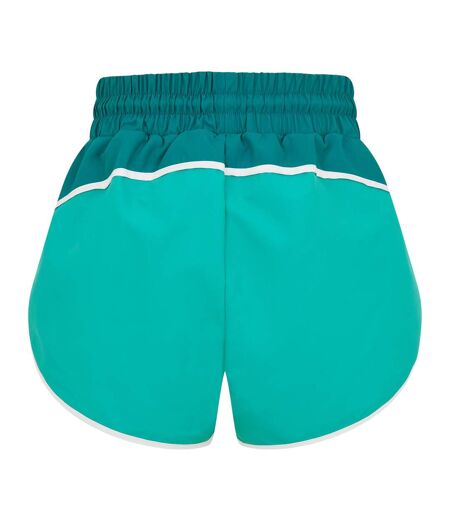 Short De Course Motif/style Blocs De Couleurs Femme Saumon Red Run