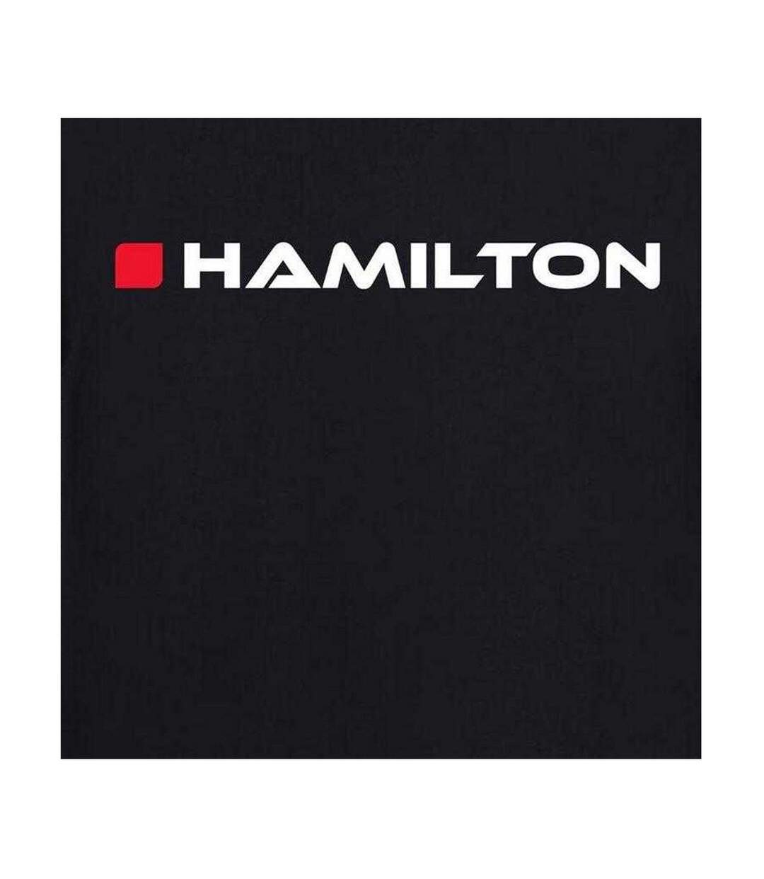 Mens  Formula 1 T-shirt Black Hamilton-3