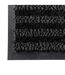 Tapis d'Entrée Grattoir Vallero 45x75cm Noir & Gris-2