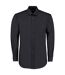 Chemise Manches Longues Commerce Homme Noir Kustom Kit-1