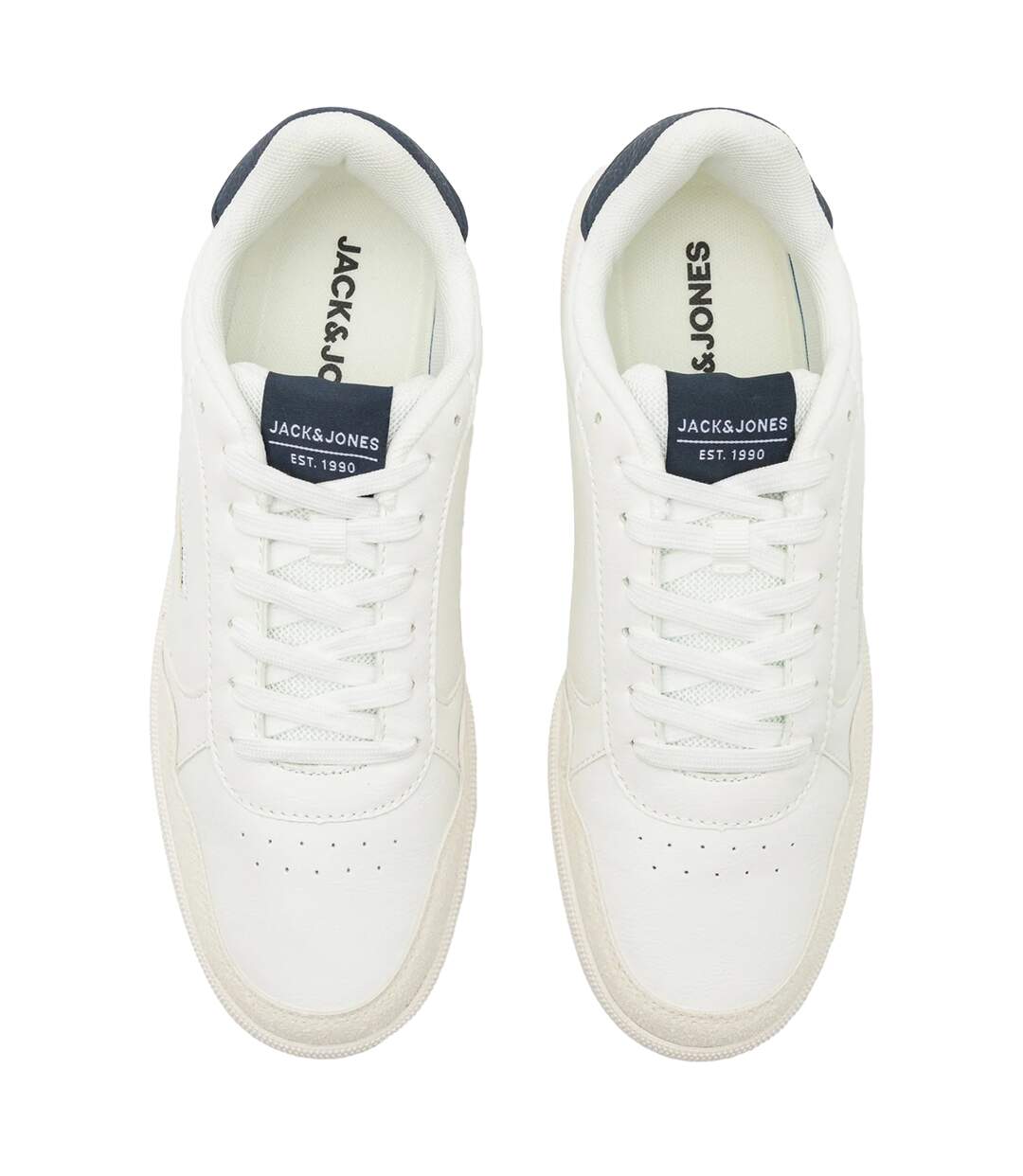 Mens bounce trainers white/navy blazer Jack And Jones-4