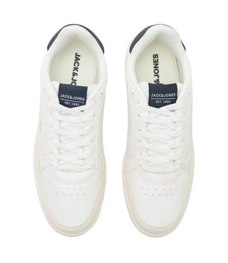 Mens bounce trainers white/navy blazer Jack And Jones