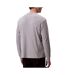 Sweat gris homme calvin klein jeans waffle badge-2
