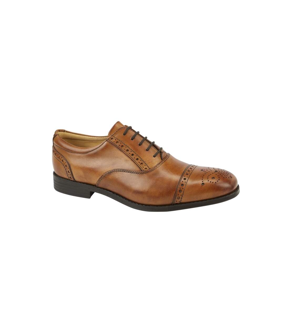 Chaussures brogues homme marron clair Tredflex