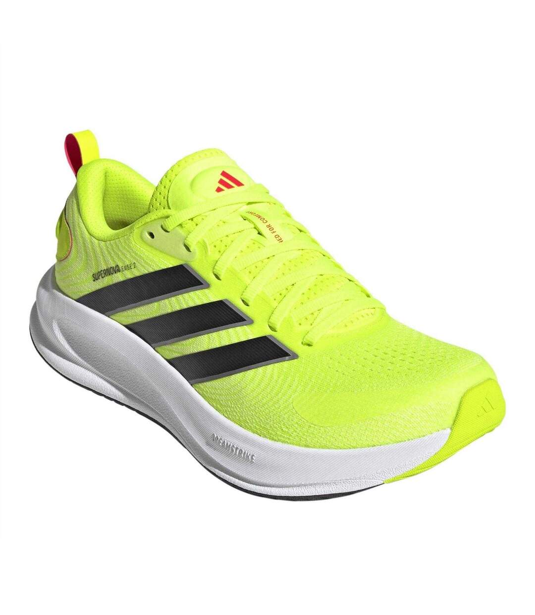 Mens Supernova Ease 2 Trainers Lemon Black Red Adidas-1