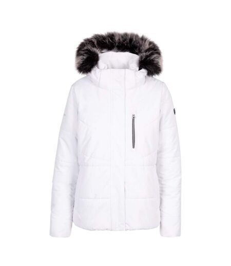 Trespass Womens/Ladies Recap Waterproof Jacket (White)