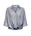Chemise à rayures gris/blanc femme jdy selma-1
