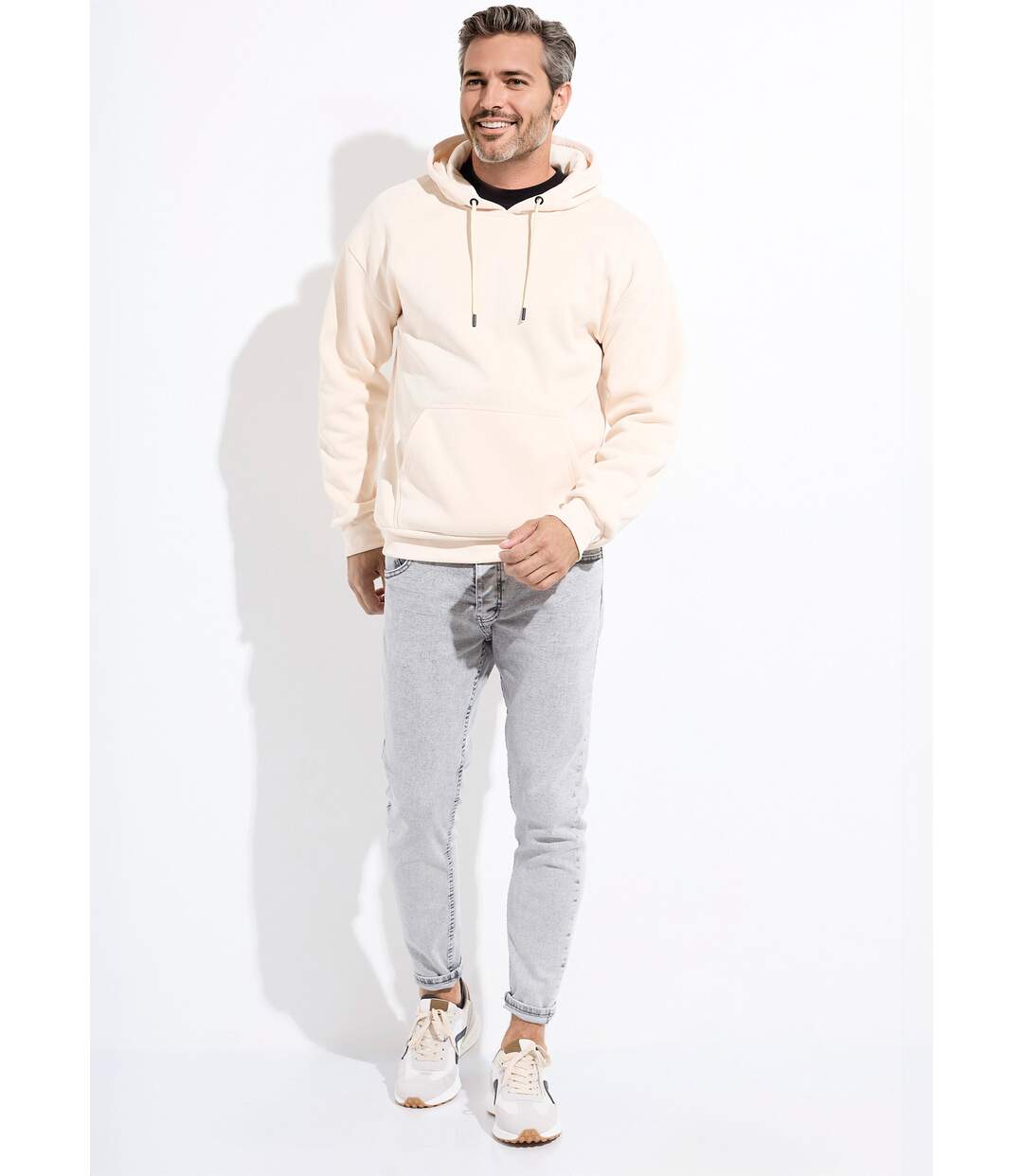 Sweat tendance capuche, poche kangourou-3