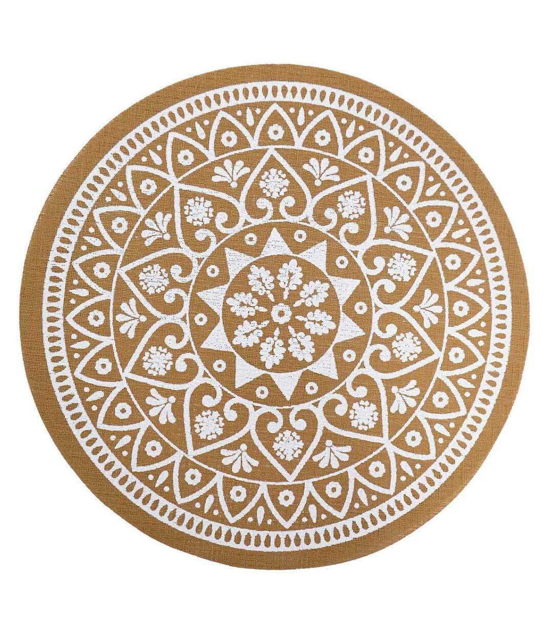 Set de Table Rond Mandaline 38cm Naturel-1