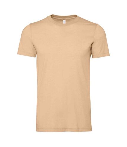 Adults unisex heather cvc t-shirt sand heather Bella + Canvas