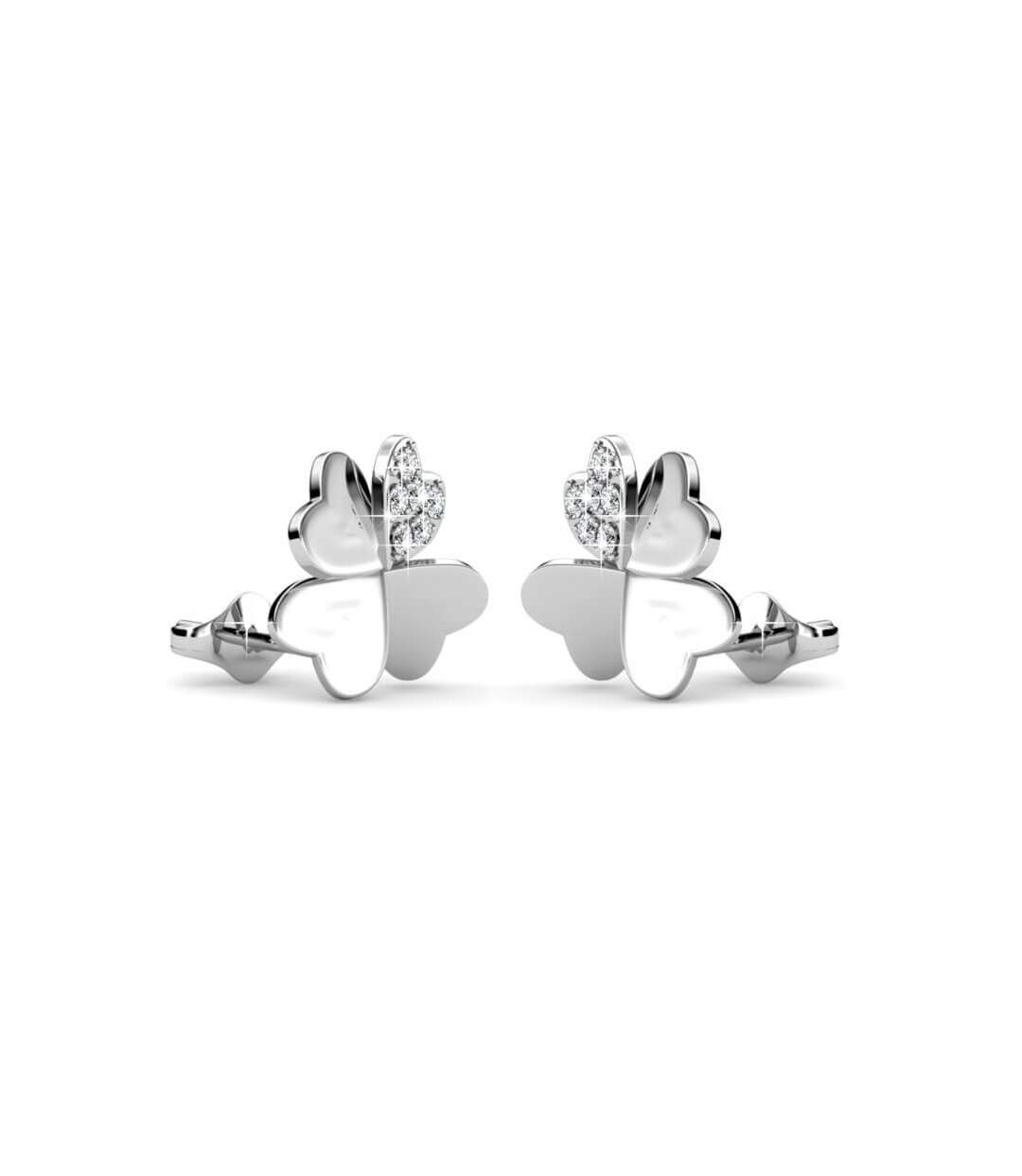 Boucles d'oreilles Lucky Clover , Cristal d'Autriche-2