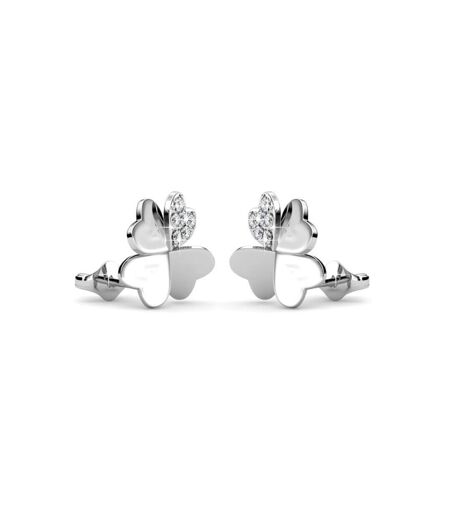 Boucles d'oreilles Lucky Clover , Cristal d'Autriche