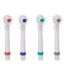 Lot de 4 Têtes Brosse à Dents Électrique 9cm Blanc-1