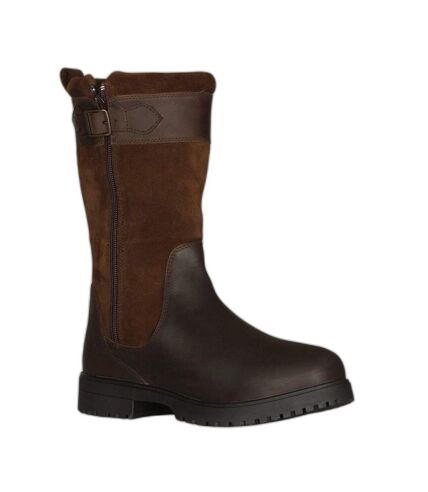 Moretta Womens/Ladies Savona Leather Regular Country Boots (Brown) - UTER1822