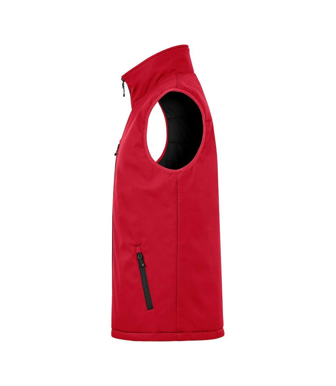 Clique Mens Softshell Padded Vest (Red)