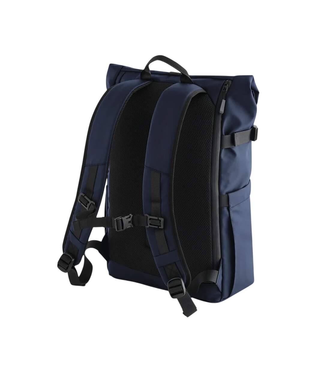 Recycled Polyester Roll Up 25l Backpack One Size Navy Bagbase-2