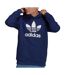 Sweat capuche Marine Homme Adidas Trefoil - S