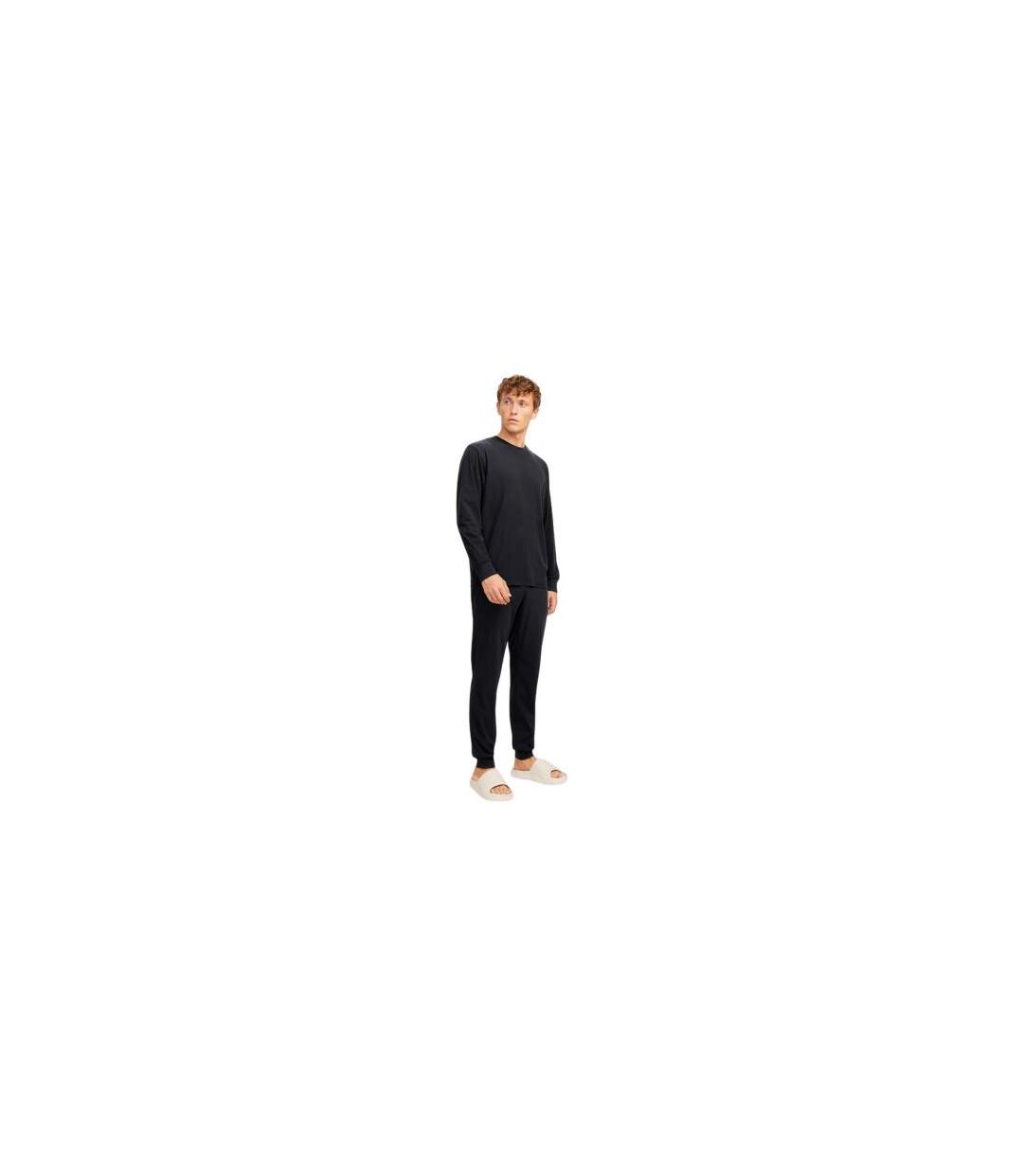 Ensemble De Vêtements De Détente Manches Longues Homme Noir Jack And Jones-1