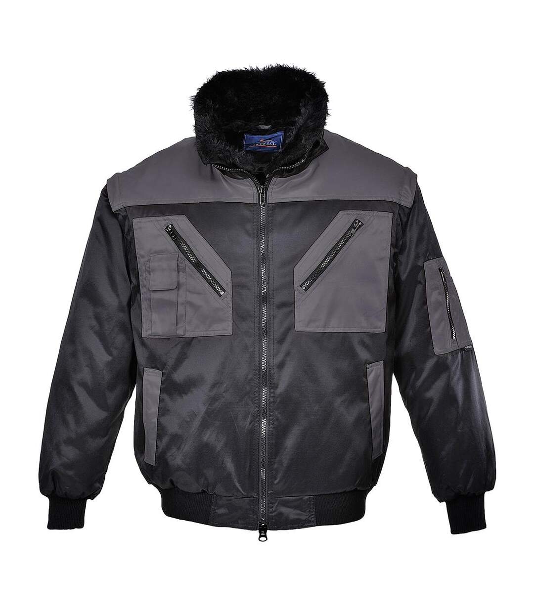 Veste homme noir / gris Portwest-1