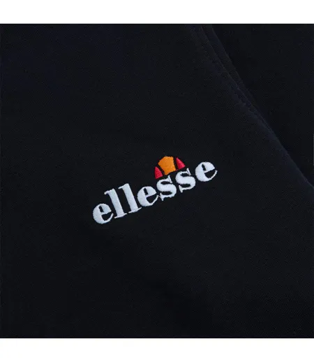 Mens Long-sleeved Pullover Hoodie Black Ellesse