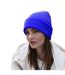Bonnet À Manchettes Original Pour Adultes, Unisexe Bleu Roi Vif Beechfield-1